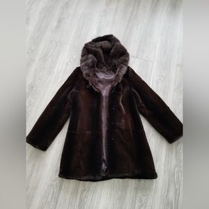 Women’s fox fur coat
